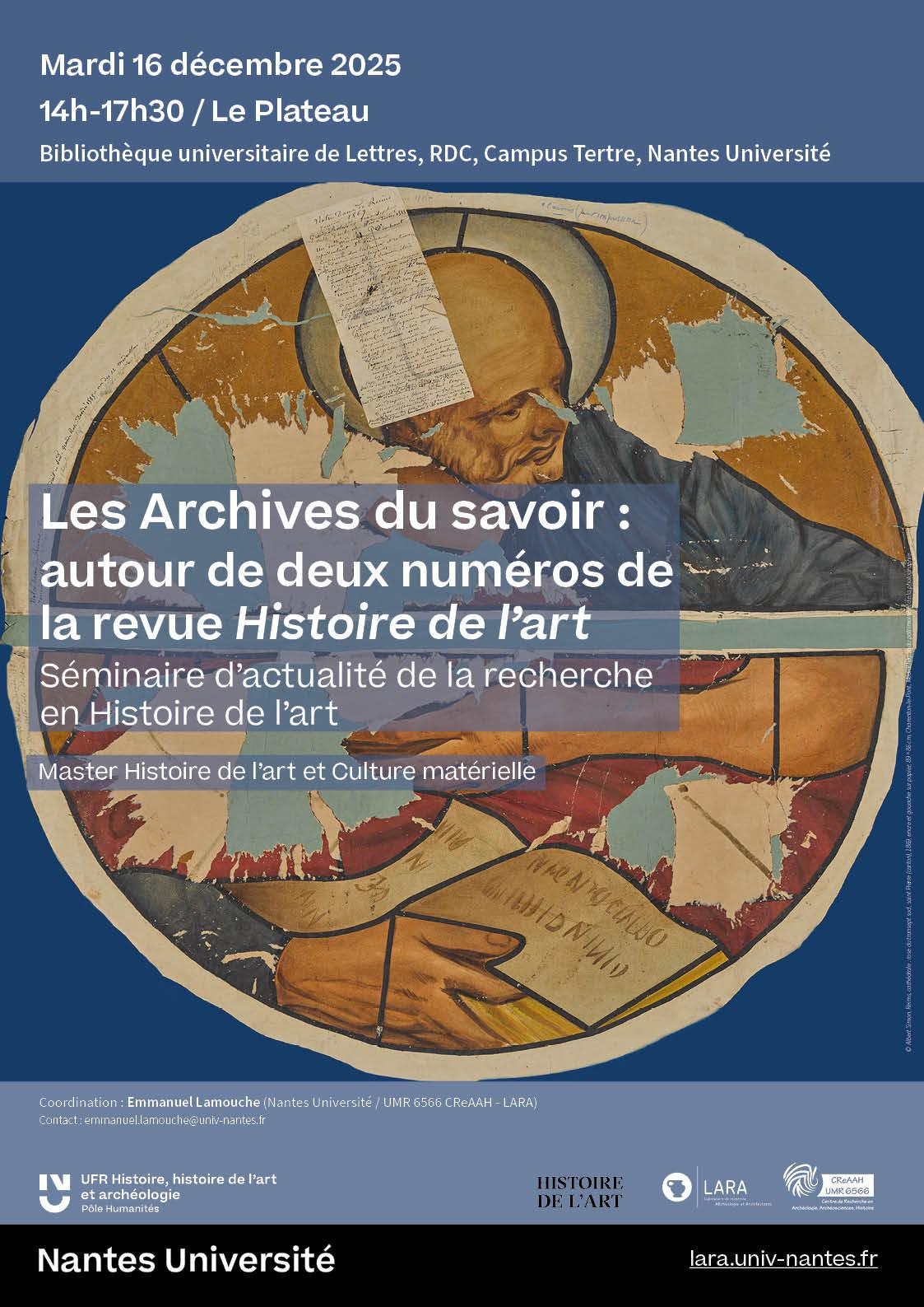 seminaire HIstoire de l'art